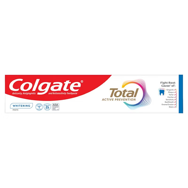 Colgate Total Active Prevention Whitening Toothpaste Mint 5-Pack 6.0 oz