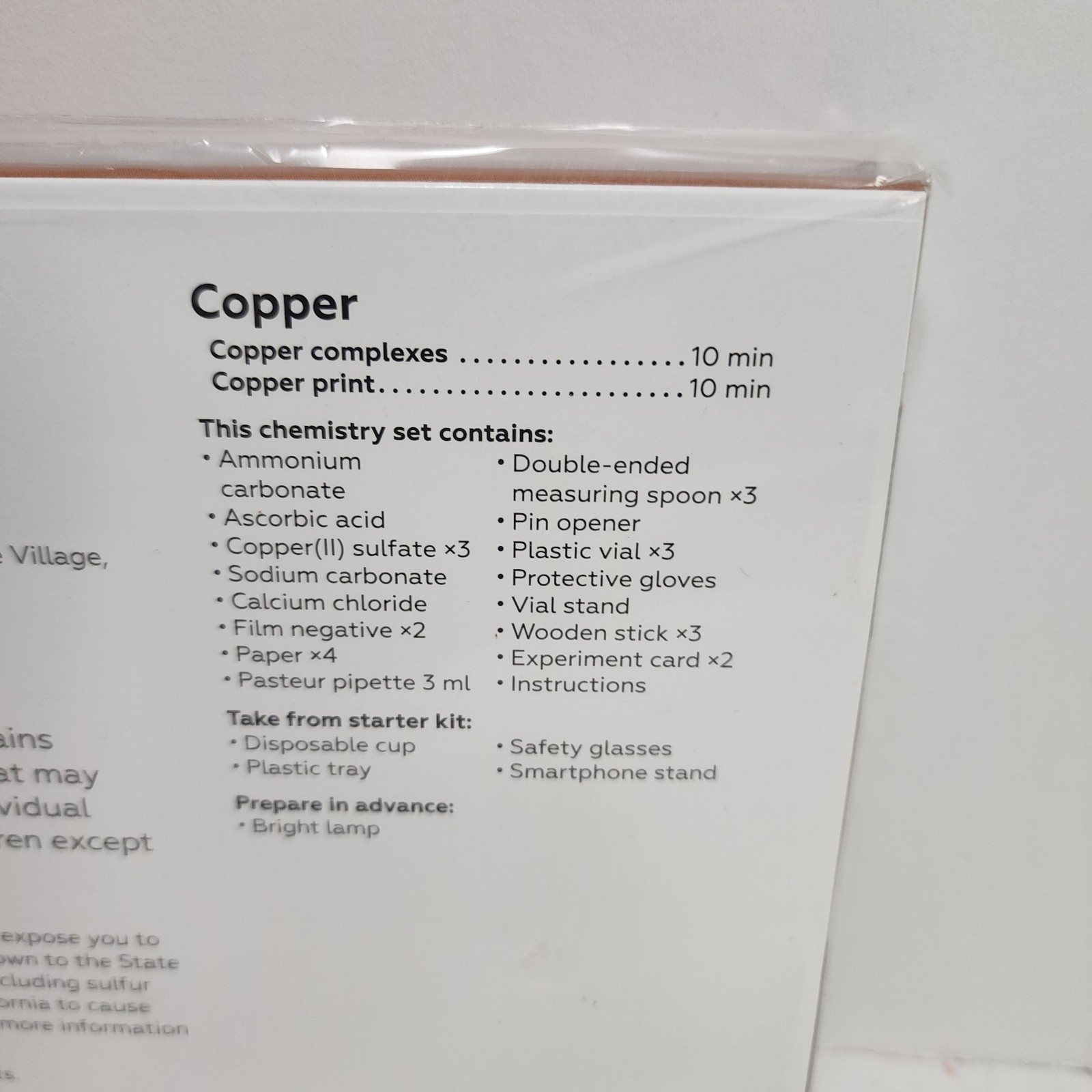 MEL Chemistry: COPPER Science Kit, Copper Complexes + Copper Print - SEALED NEW