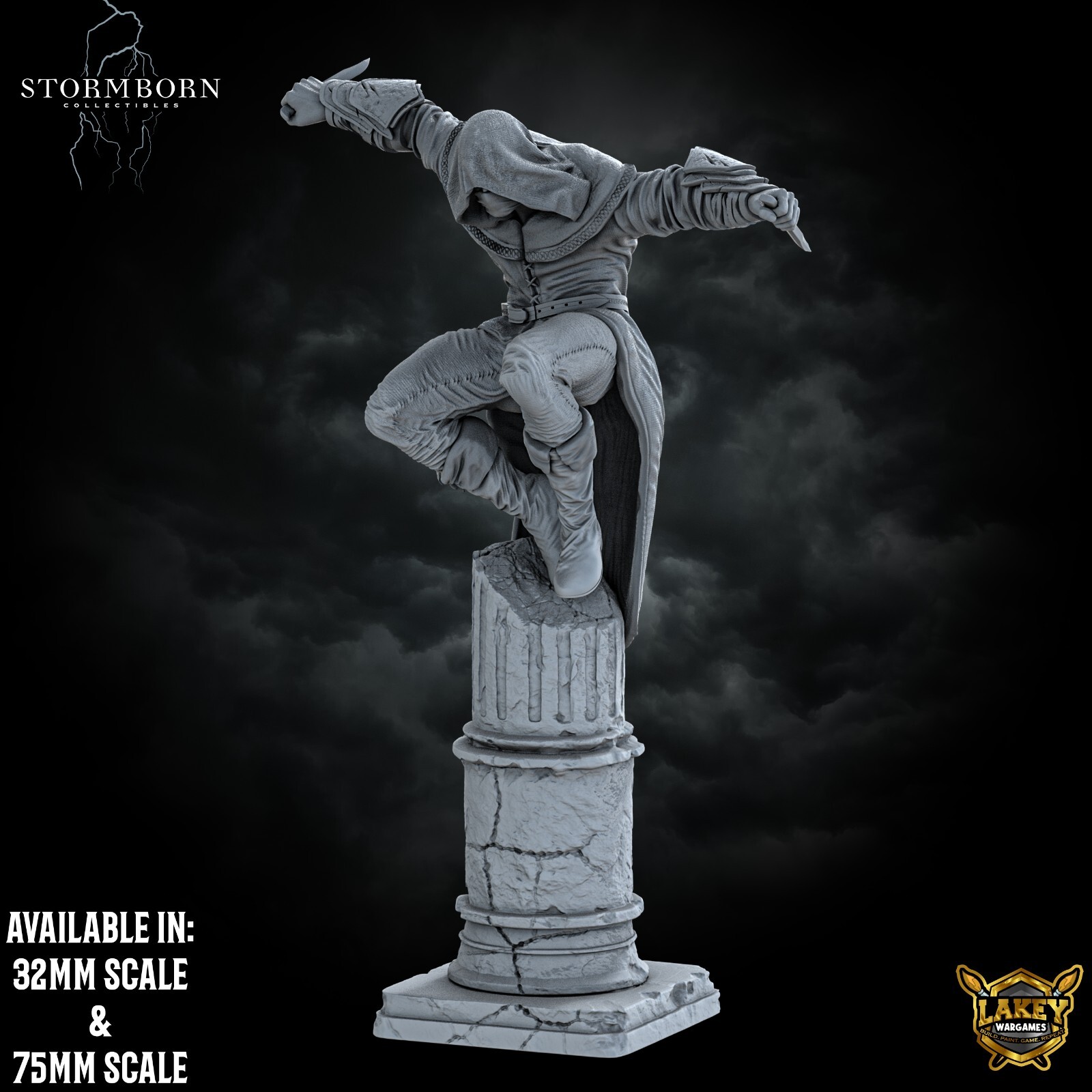 Corvus Alternative Pose - Stormborn Collectibles | DnD | 3D Printed Miniature |