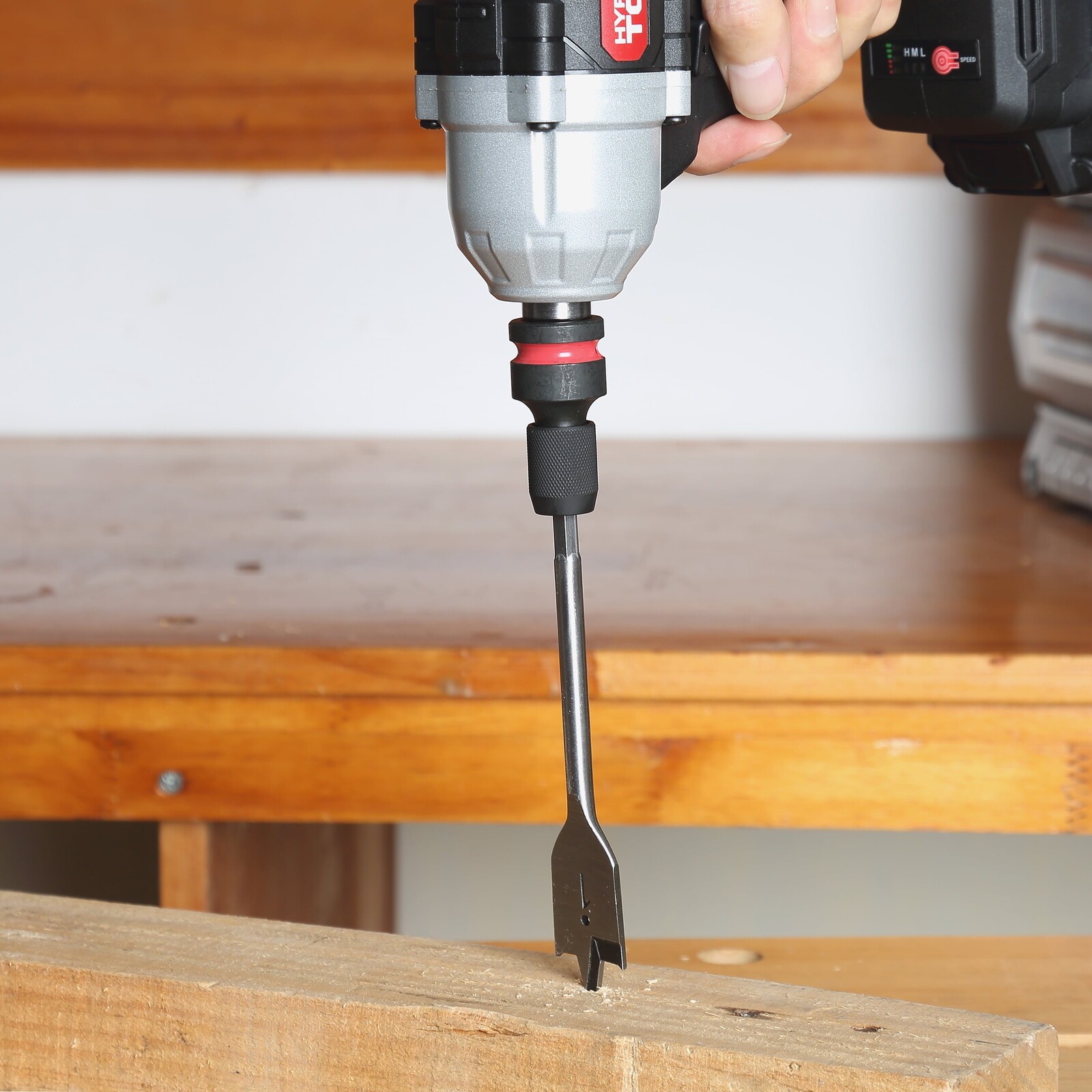 Interchangeable Impact Adapter 1/2 Inch Drive To 1/4 Inch Quick Release Compact