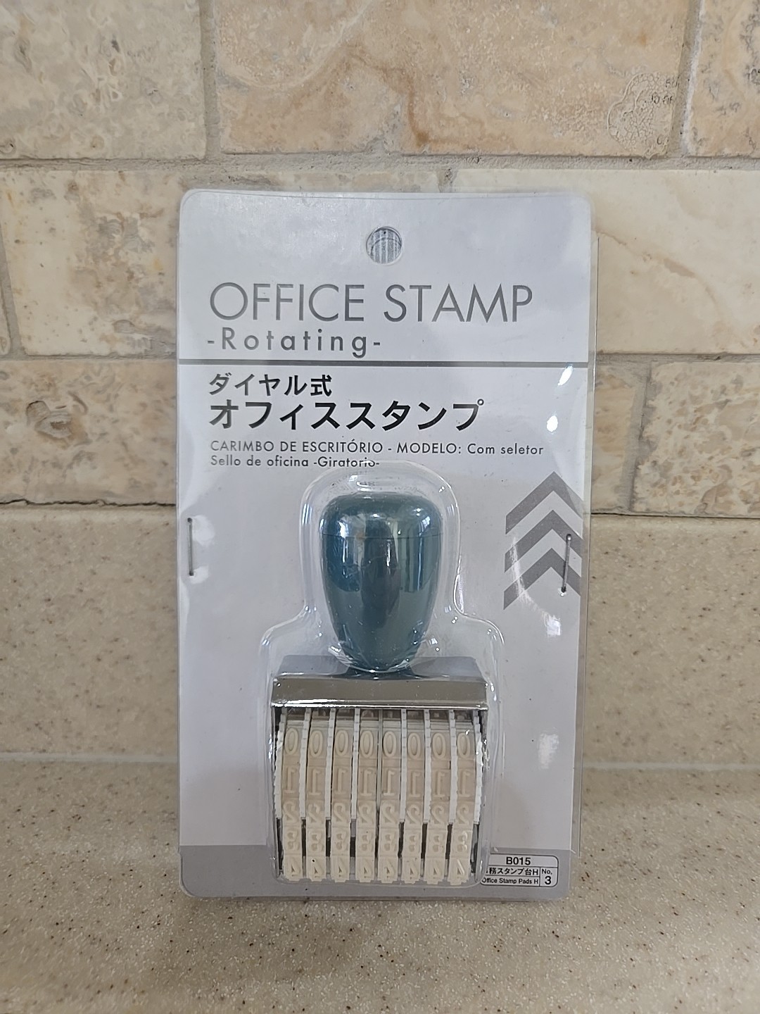 Unopened 8 Digit Rotating Office Stamp for Office Use
