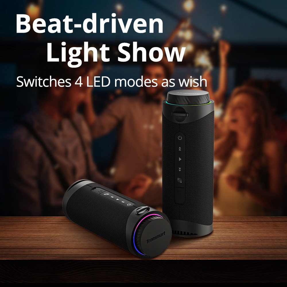 Tronsmart T7 Portable Speaker Outdoor,360° Surround Sound,IPX7 Waterproof Audio