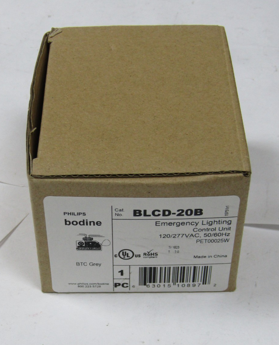 🙌 NEW PHILIPS BODINE 120/277VAC EMERGENCY LIGHTING CONTROL UNIT BLCD-20B
