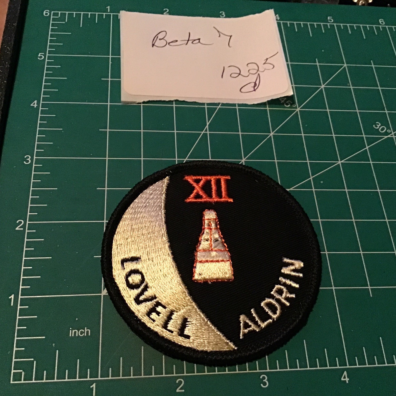 NASA Apollo 12 Lovell Aldrin Patch