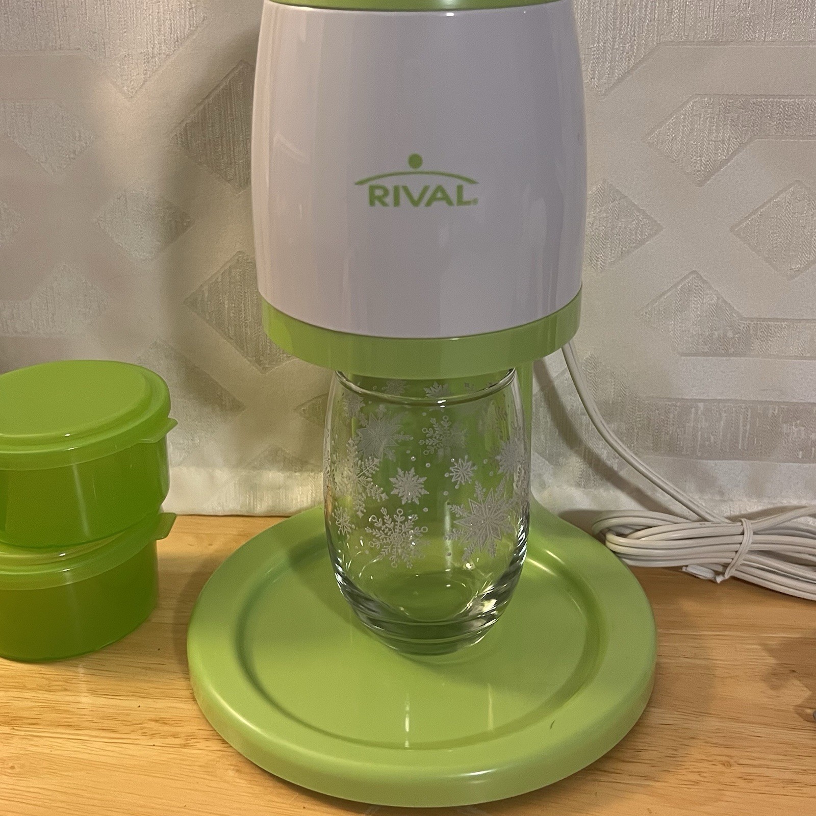 Rival Ice Shaver Snow Cone Maker - Green
