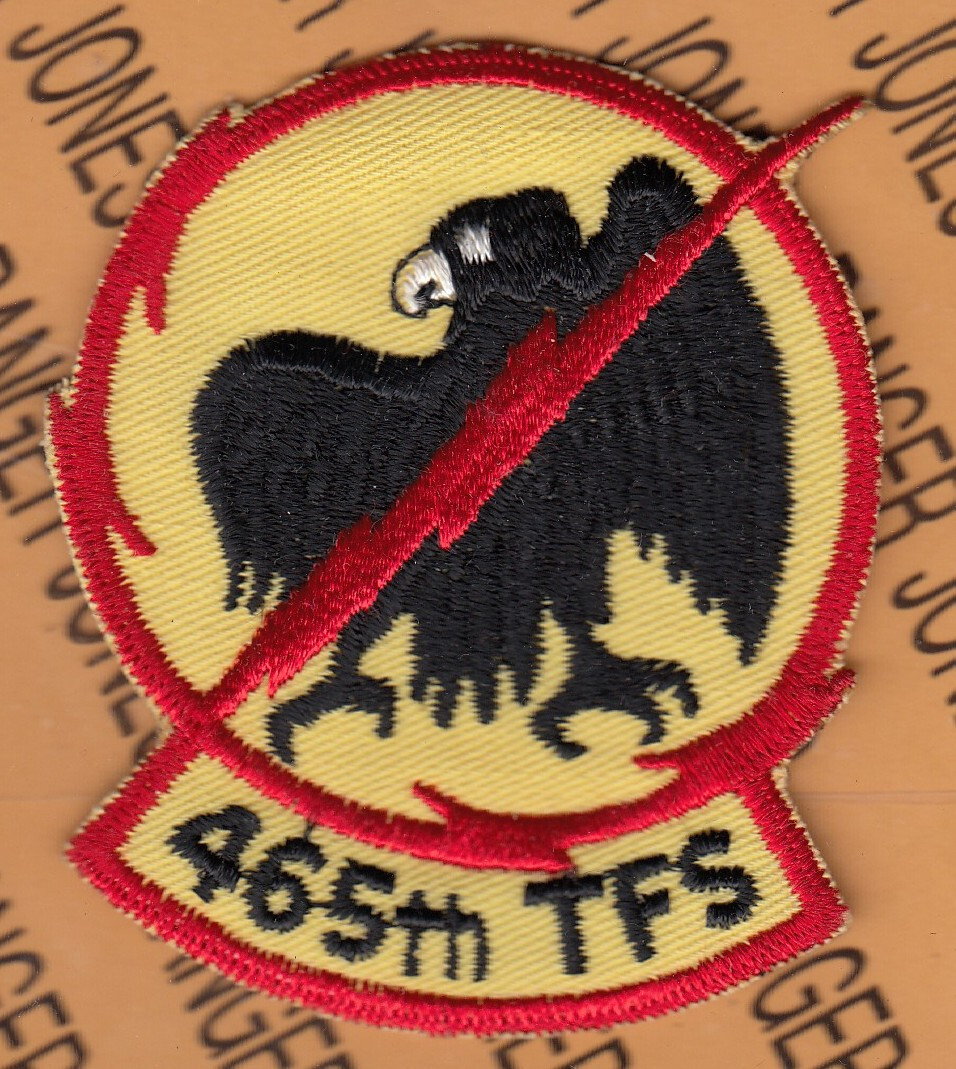 USAF Air Force 465th Tactical Fighter Sq TFS ~3.25" patch c/e