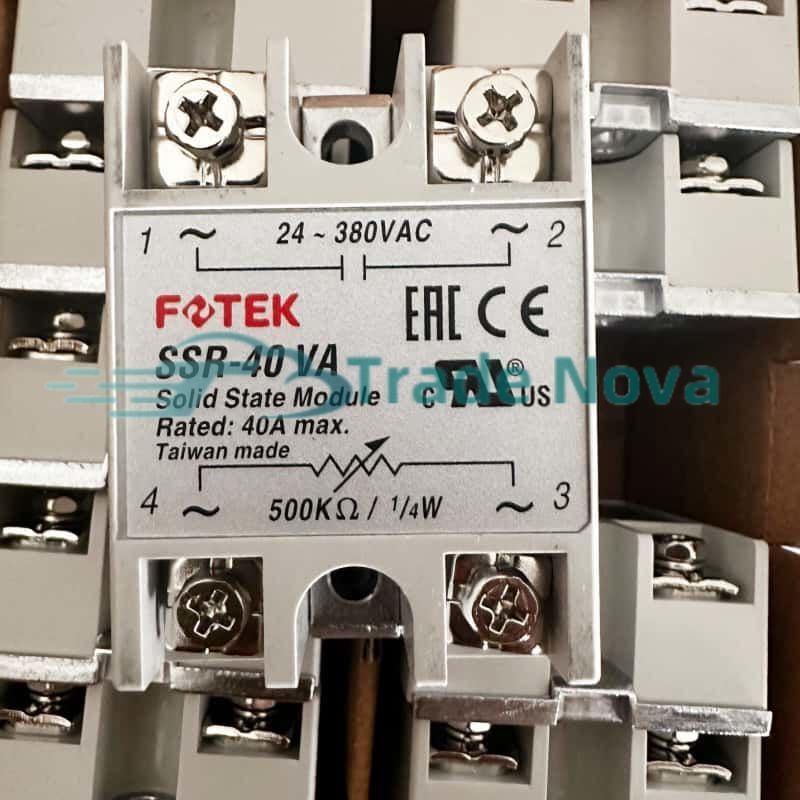1PCS NEW Fotek SSR-40VA Solid State Relay Fast Delivery SSR40VA