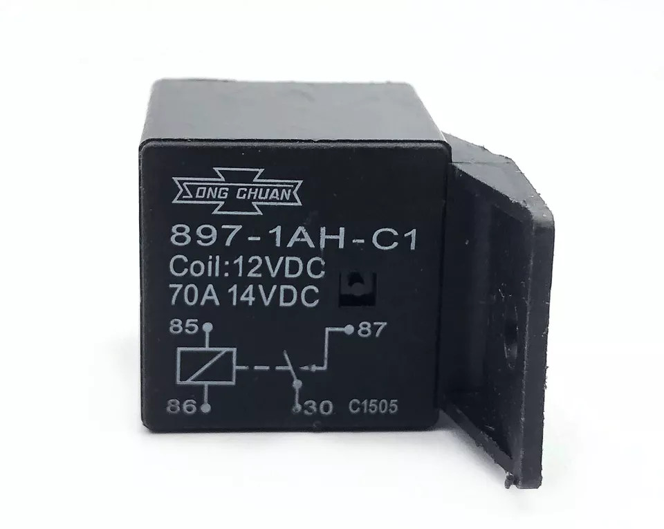 1pcs  New  Song Chuan 897-1AH-C1 12VDC 70A Power Relay 4 Pins Free delivery