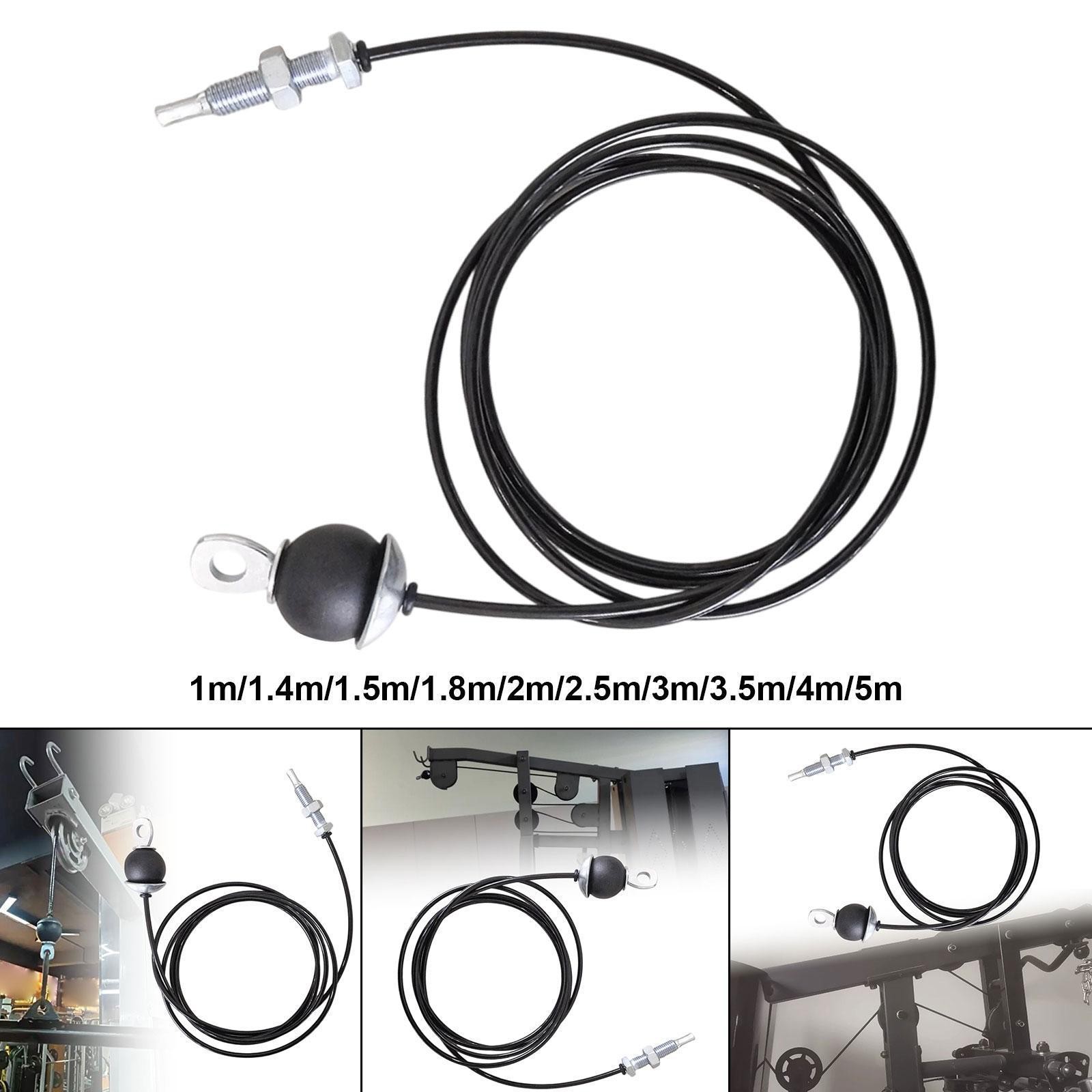 Fitness DIY Pulley Cable LAT Pulldown Cable Exercise Biceps Machine 5mm Dia