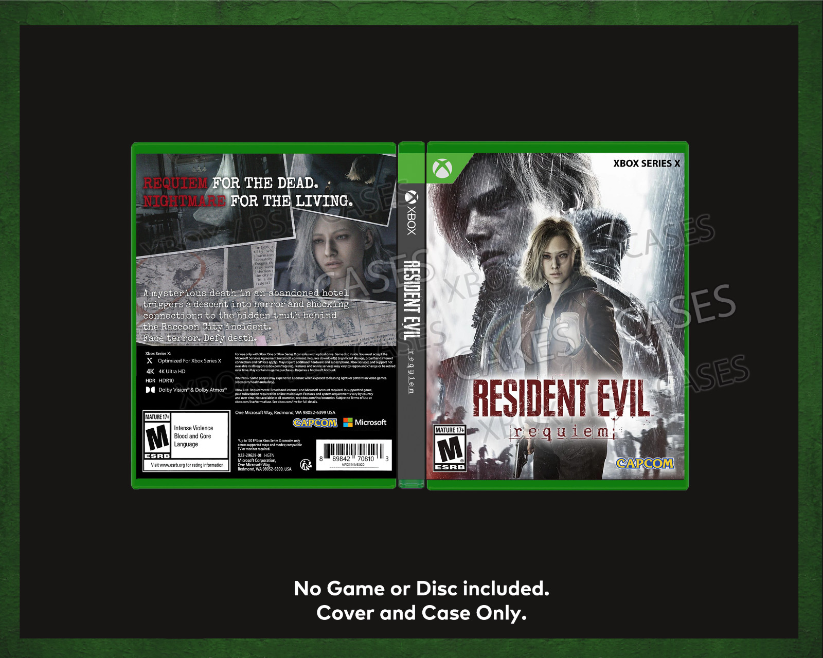 Resident Evil 9 Requiem - Xbox Series X Empty Game Case(No Game)