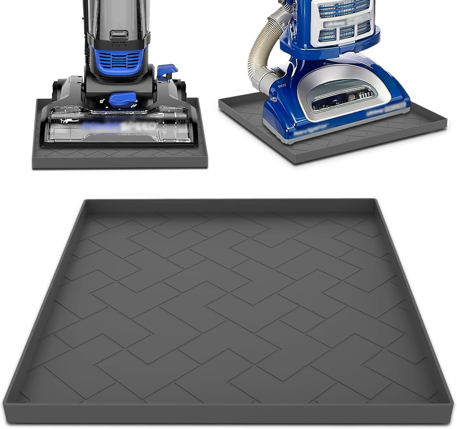 Vacuum Cleaner Dog Bowl Silicone Mat 16'' x 15'' -  Floor Protection Non Slip