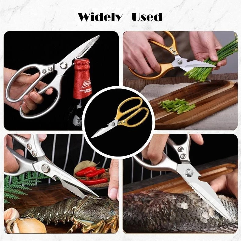 Kitchen Shears Heavy Duty Stainless Steel Multi-Function Kitchen Scissors Sharp