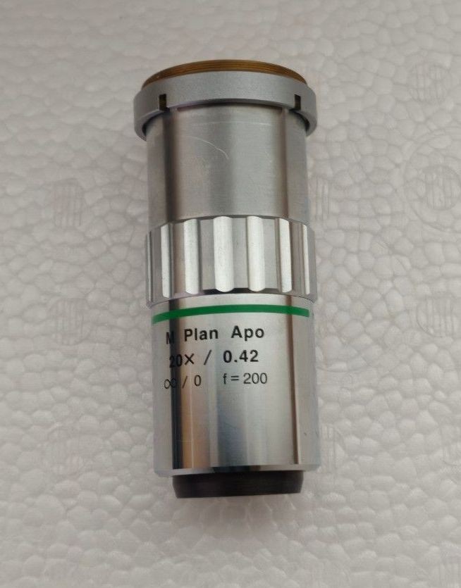 Mitutoyo M Plan Microscope Objective Lens M Plan Apo 20X / 0.42