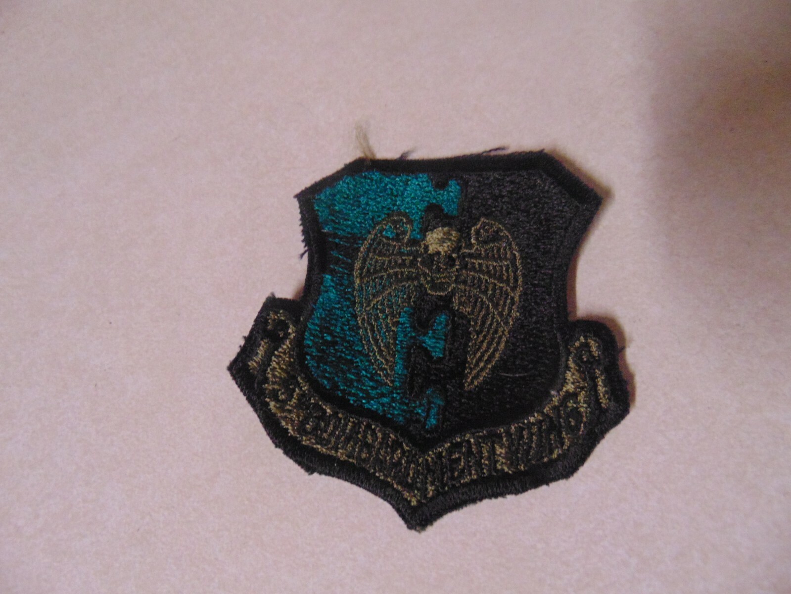 MILITARY PATCH SEW ON OLDER POCKET US AIR FORCE 5TH BOMBARDMENT WING