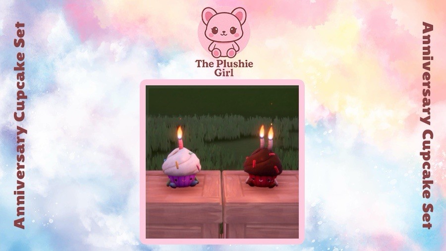 Anniversary Cupcake Plushie Bundle - Palia