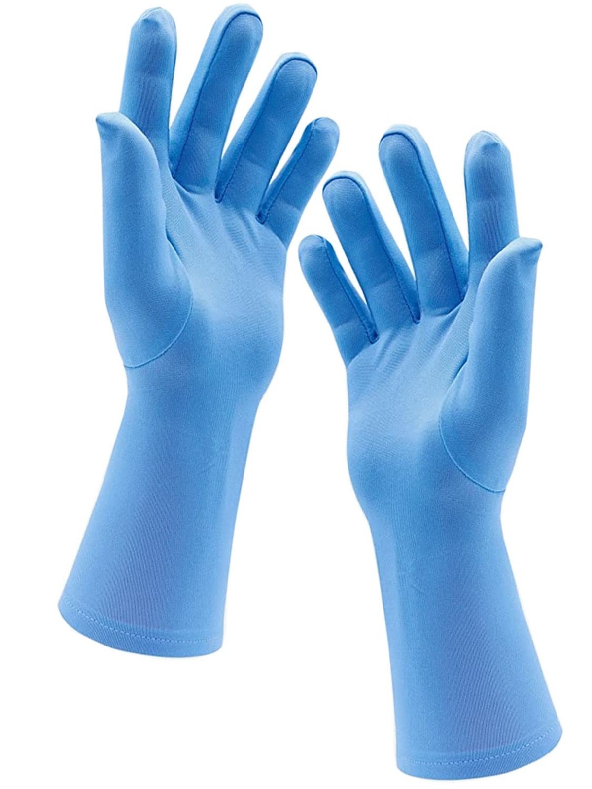 Chendvol Men's and Women's Wrist Length Stretchy Spandex Gloves Costume Banqu...