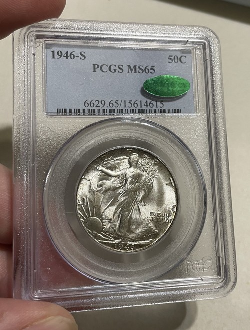 U.S. - 1946-S Silver Walking Liberty Half Dollar (PCGS MS 65 CAC)