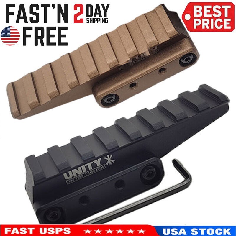 Unity Tactical FAST Optics Riser 2.26” Height for EOTech EXPS (BLACK) FST-ORF