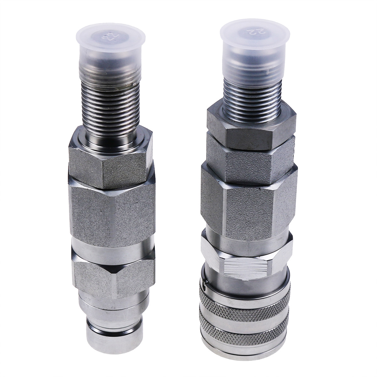 Thread 1/2" Hydraulic Quick Connect Coupler #10 JIC For GEHL 7810 6640 5635 4835