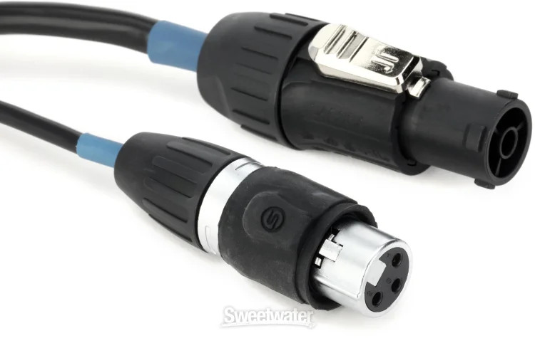 Blizzard Lighting Cool Cable IP65 DMX PCT Combo Cable - 3-pin, 10 feet