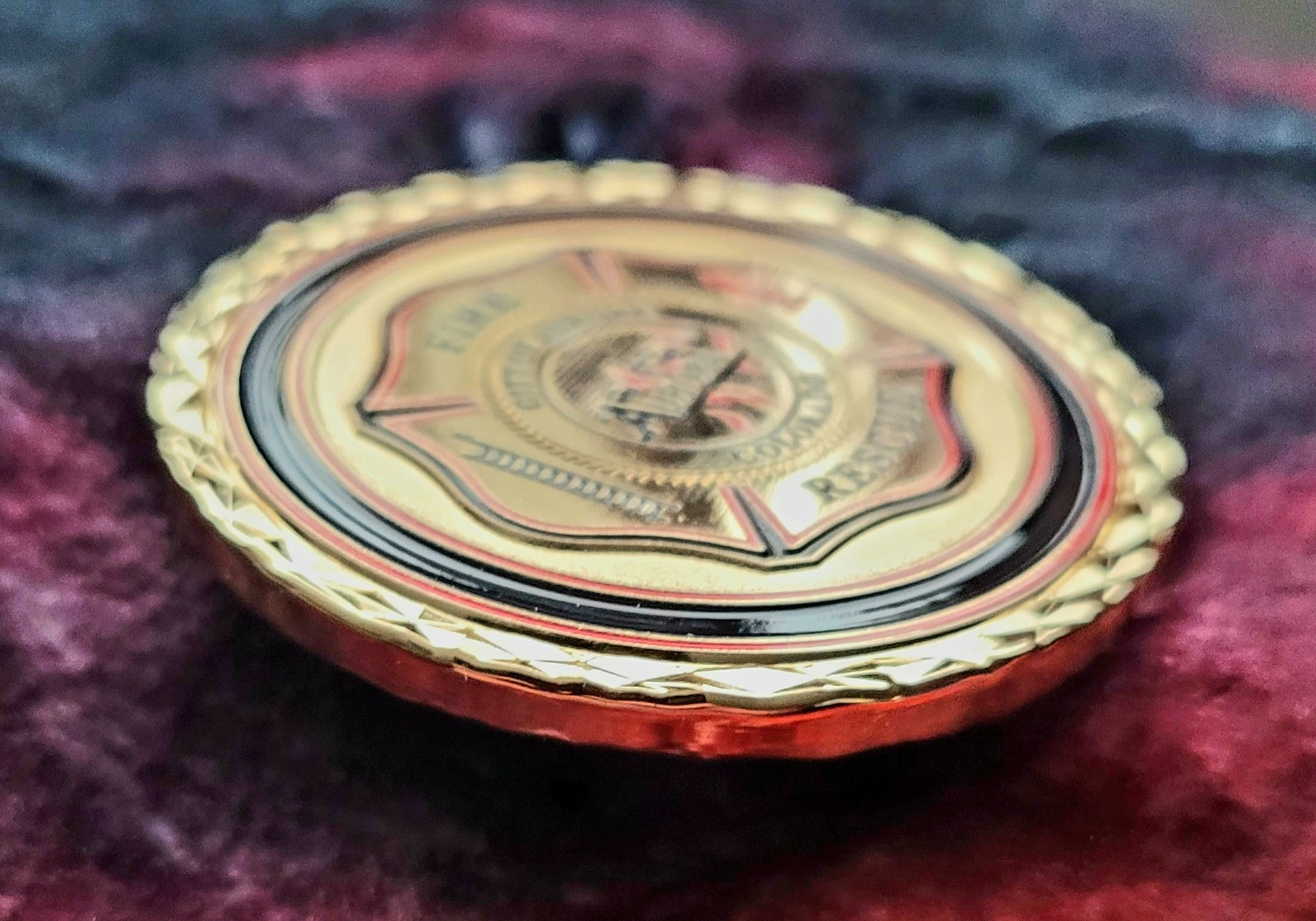 Aurora Colorado Fire Rescue Challenge Coin NEW | 2" Diameter