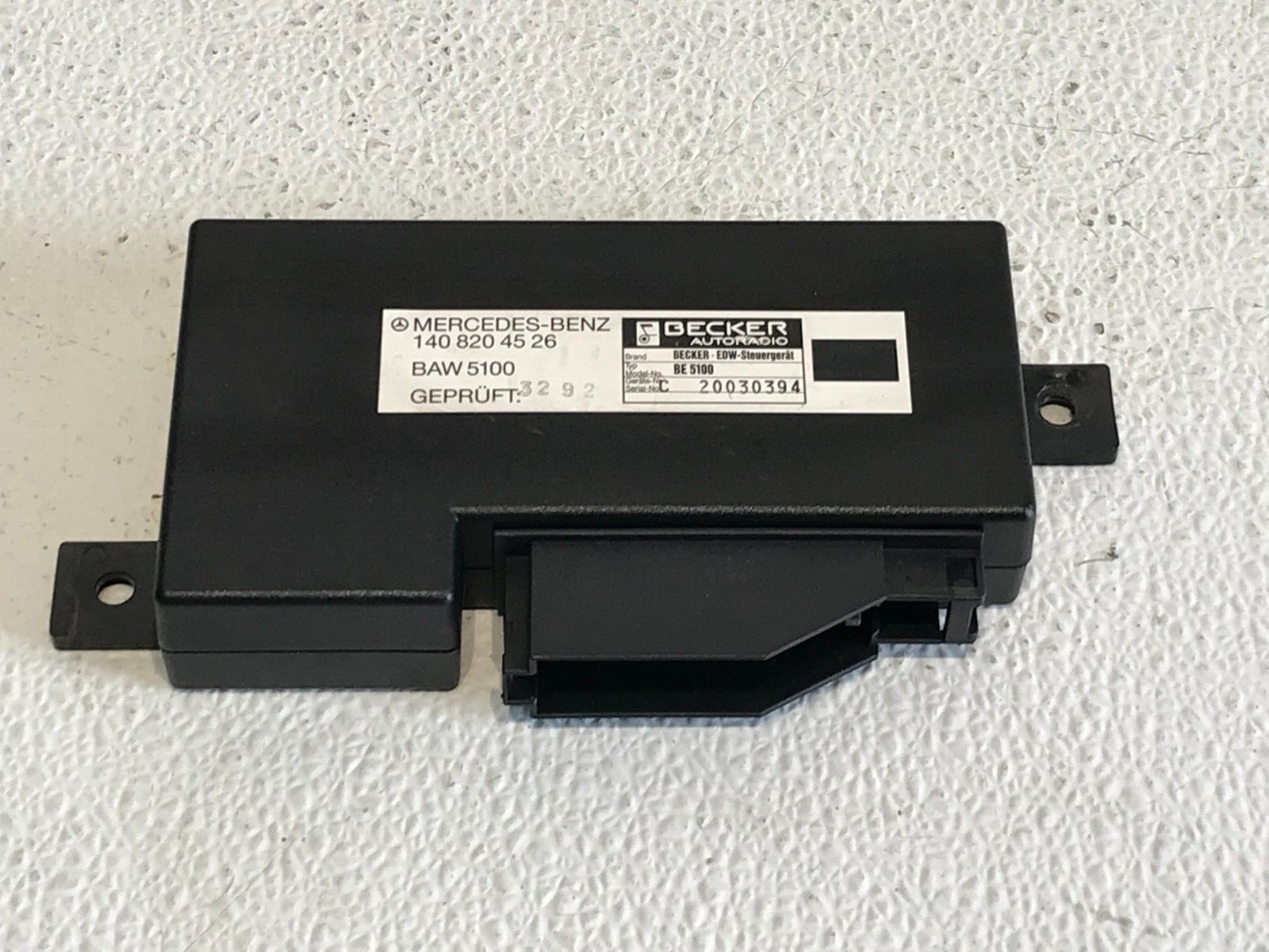 90-95 Mercede R129 500SL SL320 SL500 Anti Theft Key Alarm Control Module OEM