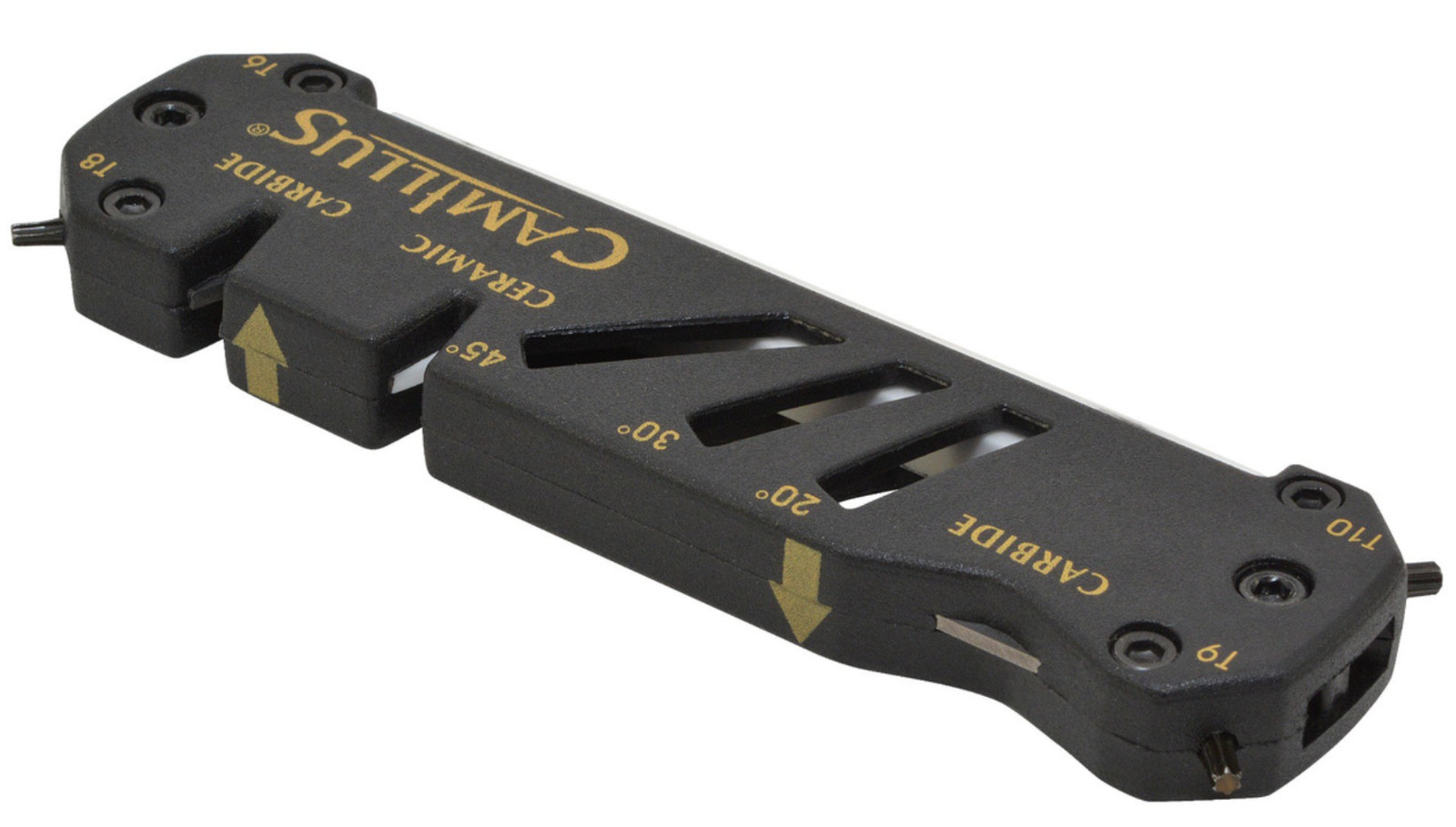 Camillus Glide Knife Blade Hook Carbide Multi Angle Sharpener Screwdriver 19224