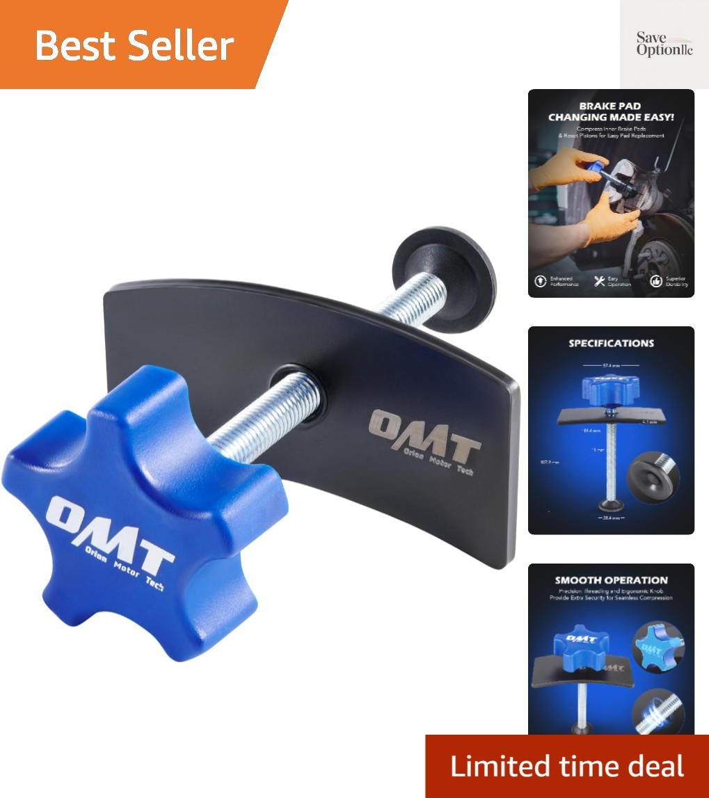 Brake Pad Spreader, Heavy Duty Brake Pad Spreader Tool, Brake Piston Compress...