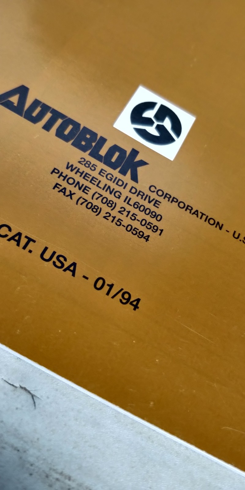 1994 AUTOBLOK POWER CHUCKS catalog C6
