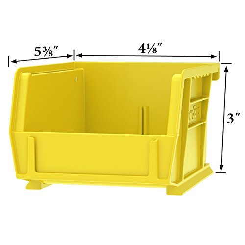 30210AkroBins Plastic Storage Bins Space-Saving Stackable Bins to use for Garage