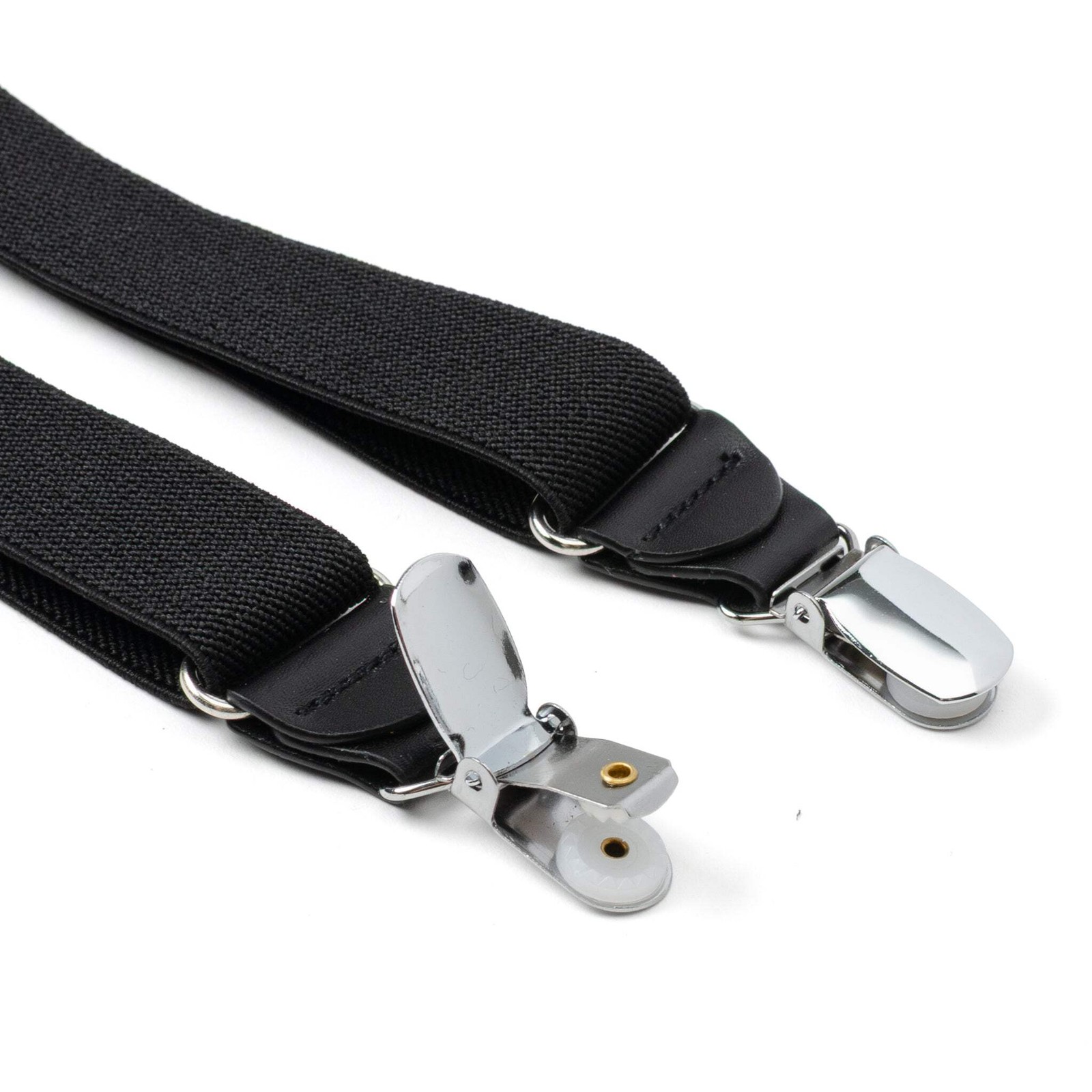 Black H-Back Formal Suspenders