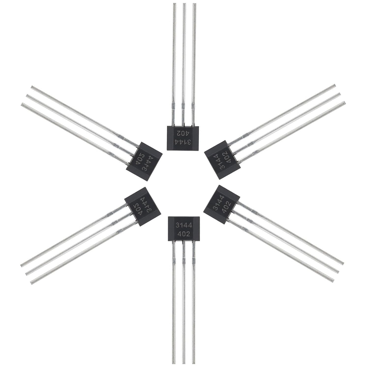 20Pcs A3144 3144 Hall Effect Sensor OH3144 AH3144E 3Pins Magnetic Detector
