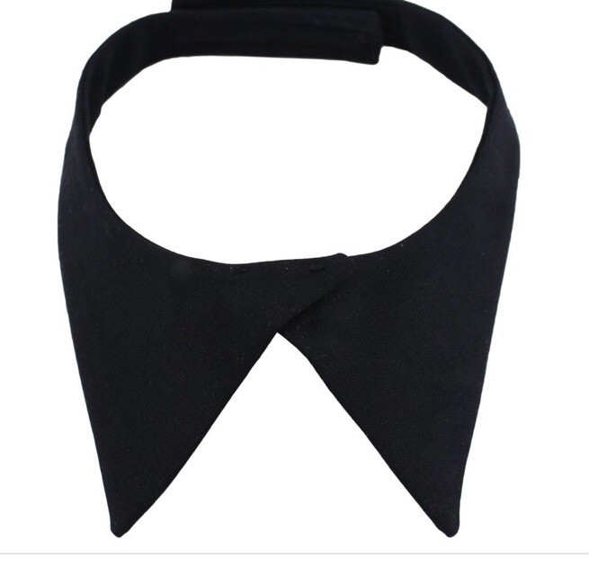 U.S. Army Female Neck Tab Black Poly Satin (each)