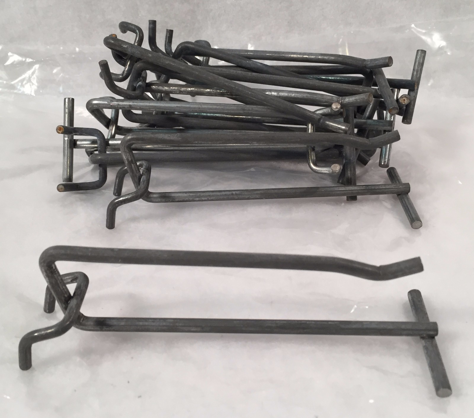 13 pc 5" Scan Hooks for 3/16" - 1/4" Pegboard