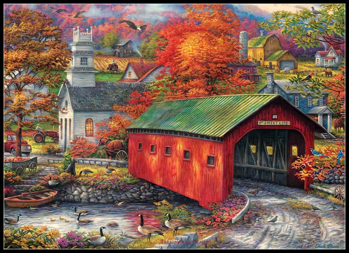 The Sweet Life - Chart Counted Cross Stitch Patterns Needlework DIY DMC Color