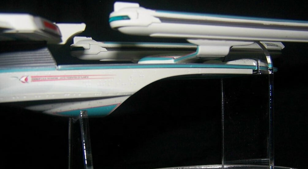 acrylic display stand ONLY for Star Trek Eaglemoss XL USS Enterprise B