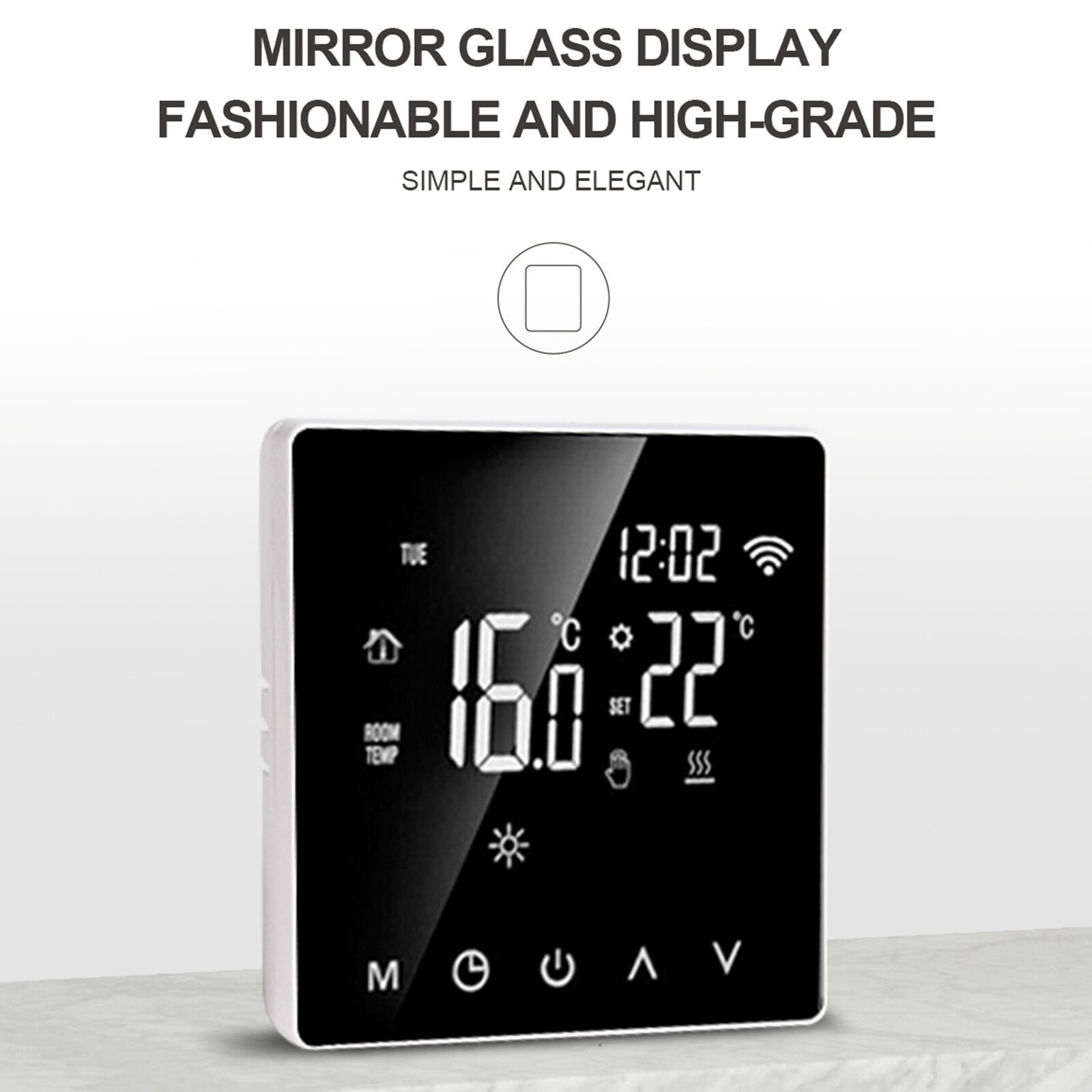 Smart Home Thermostat Programmable Wireless Room Sensor Digital App Control.