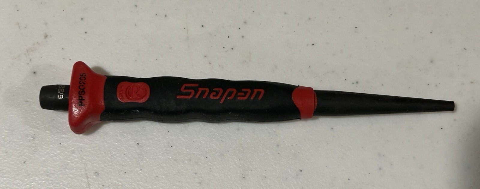 NOS Snap On Tools PPSG205 RED Soft Grip 5/32" Starter Punch 6-1/8 Long SPAIN