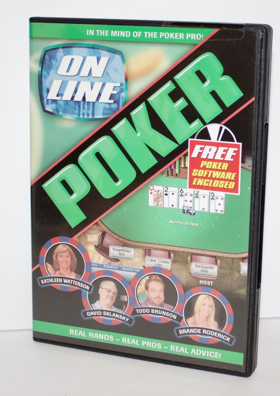 ON LINE POKER - REAL HANDS - REAL PROS - REAL ADVICE POKER STRATEGIES DVD