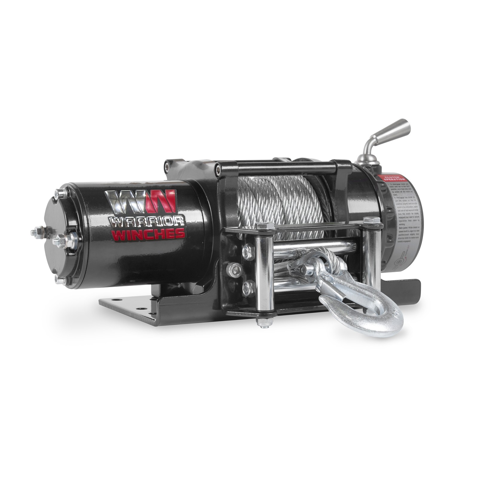 Warrior Winches 45SPS12-CAD Ninja 4500lb 12v Electric Winch W/Steel Rope