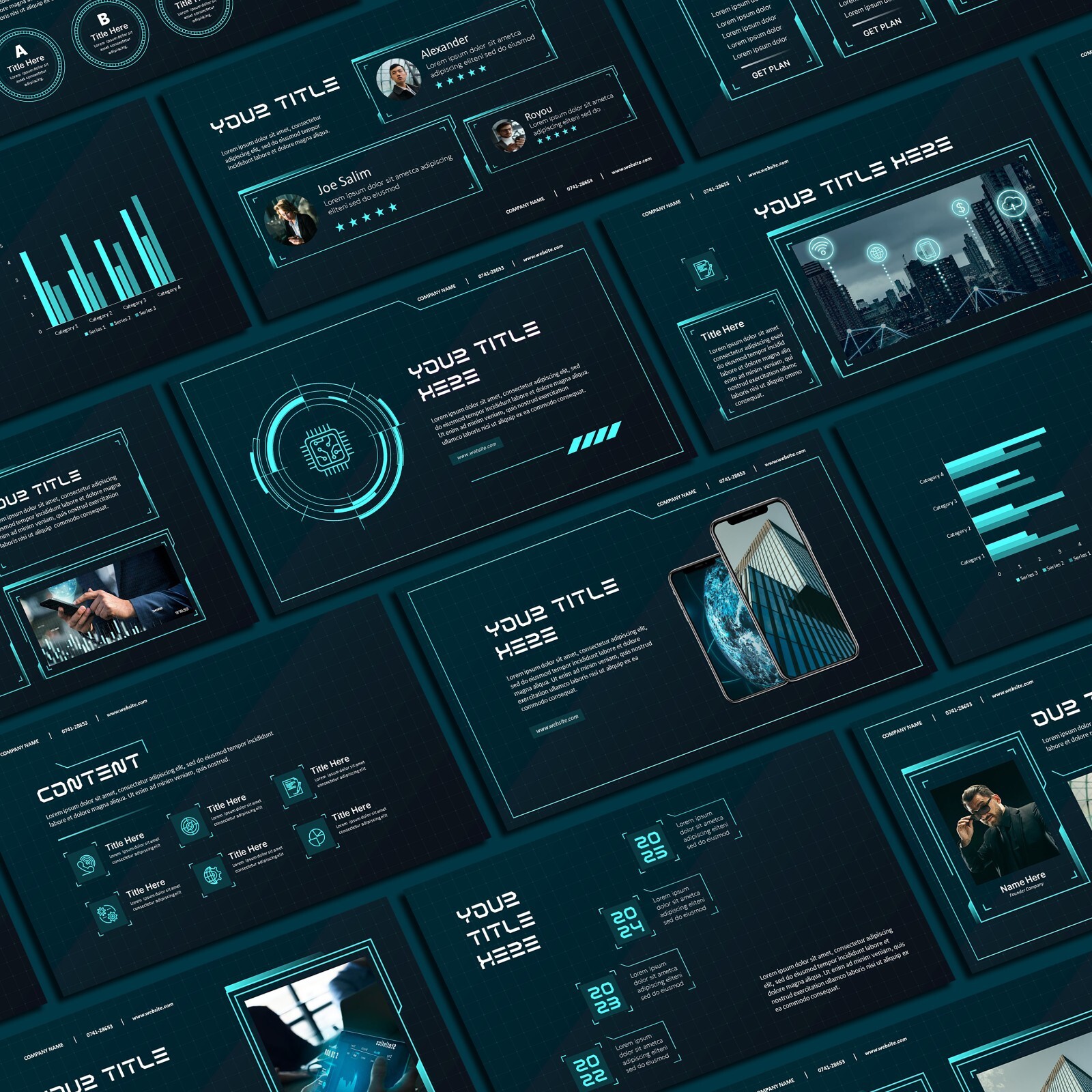 Technology PowerPoint Template – Modern PPT Design for Business Presentations