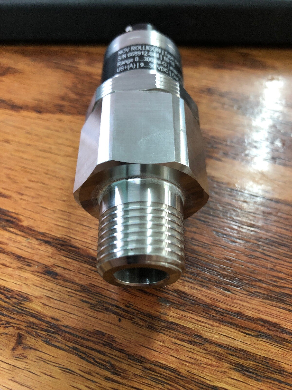Trafag Pressure Transmitter. 8473.HA.5152, 0-300 Psi, 4-20 mA, 1/2” Male.