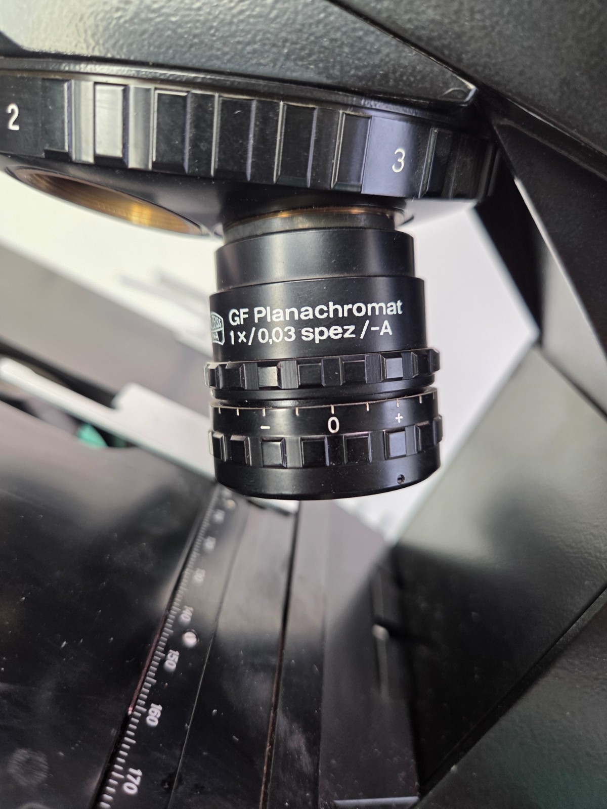 Zeiss Jena Microscope Jenaval W/2 Objectives