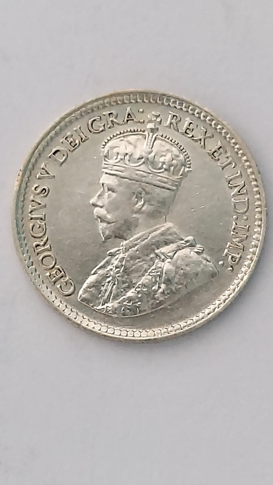 1918 Canada 5 Cent Silver, .925 Silver (#2)
