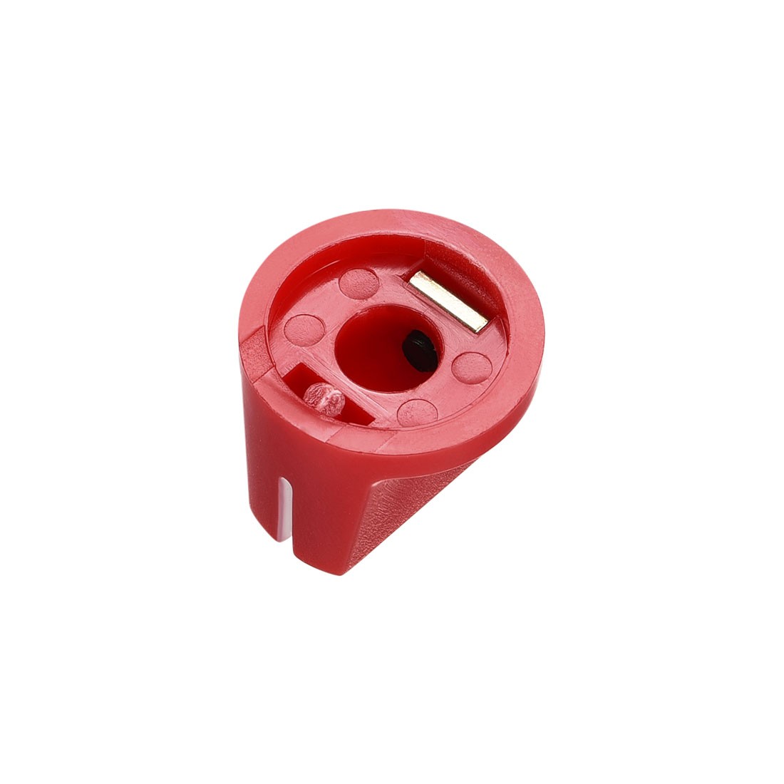 5 x Guitar Effect Pedal Knobs Pointer Control Knobs with Set Screw Aged Red