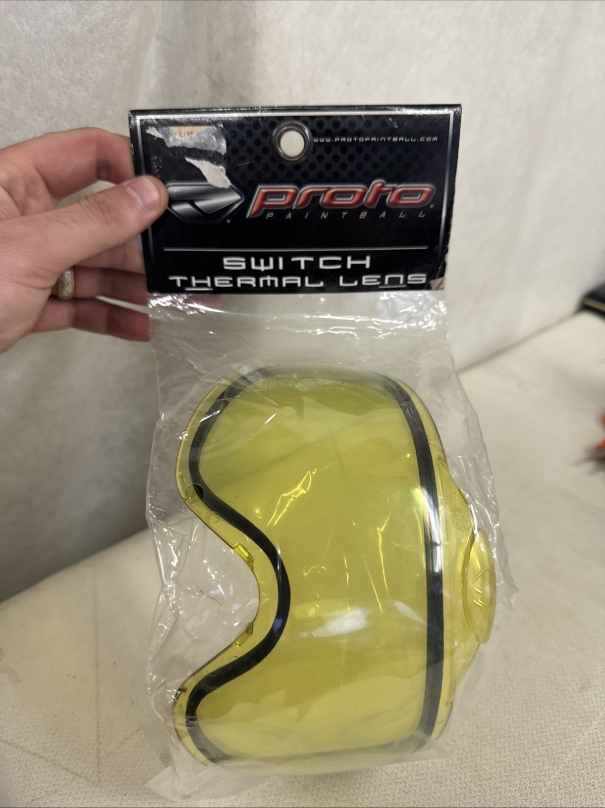 Proto Switch Thermal Yellow Lens Paintball Goggle Lens NOS Sealed