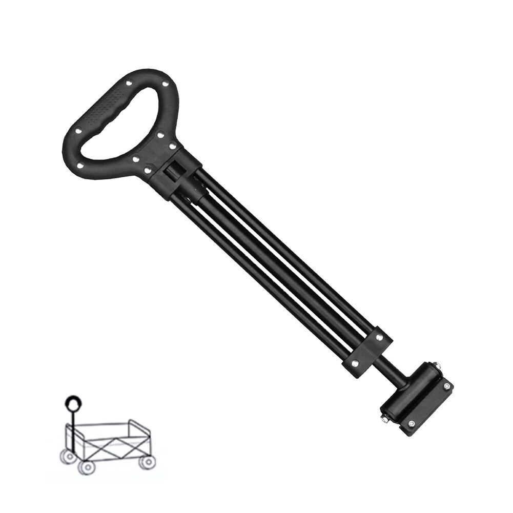 Wagon Cart for pull Handle Spare Replacement Telescoping Rod For Camping Trolley