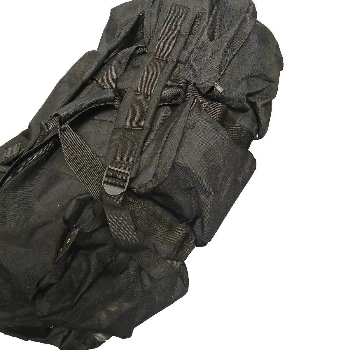 Deployment Holdall Kit Bag Large Black Duffel Backpack Straps Heavy Duty Nylon