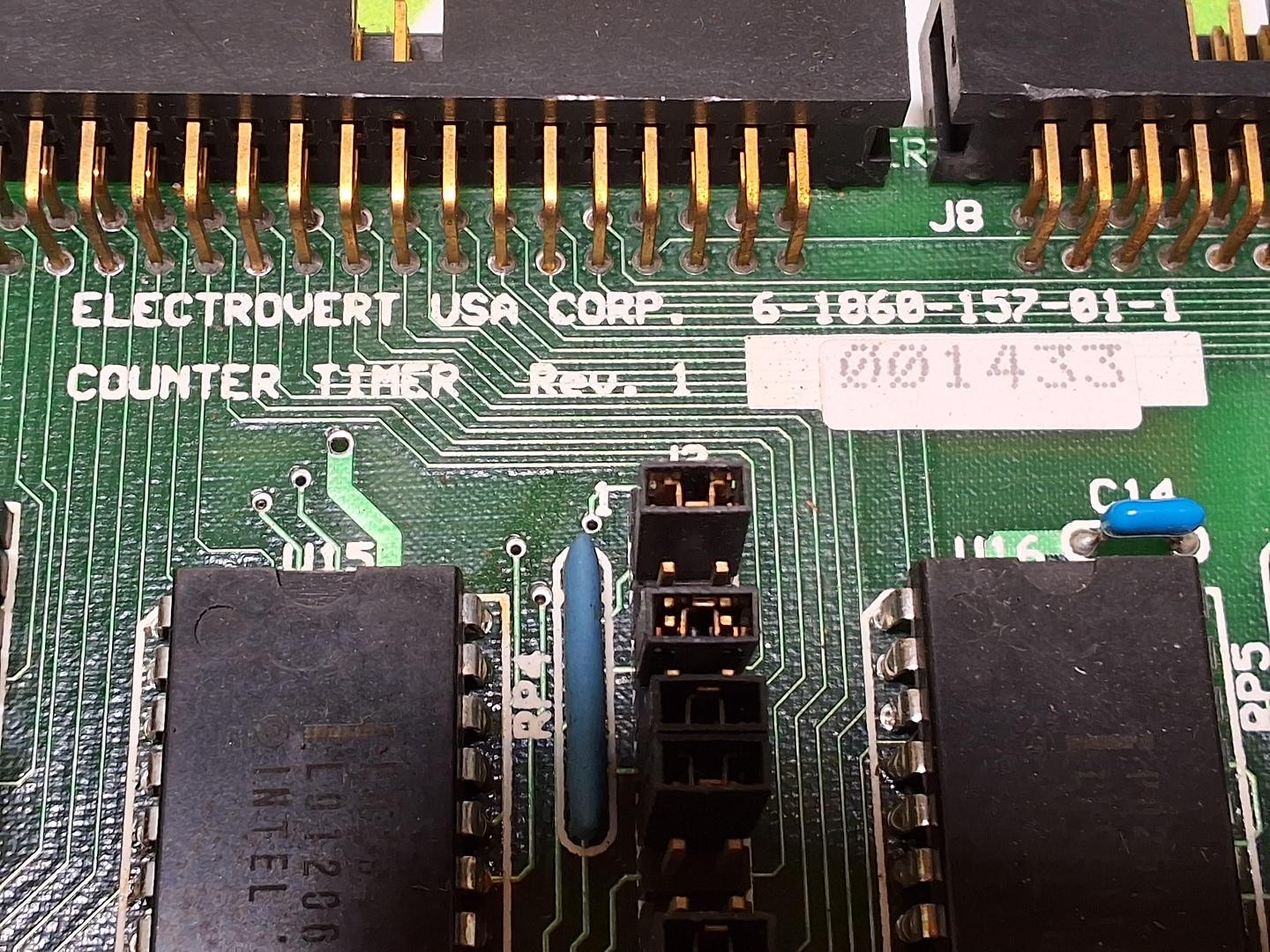 ELECTROVERT 6-1860-157-01-1 COUNTER TIMER BOARD