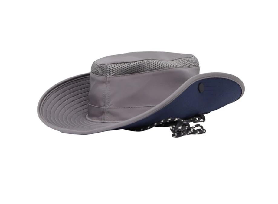 Orvis Mens Womens Sun Hat Gray Grey Tech Outdoor UPF 50+ Quick-Dry Packable